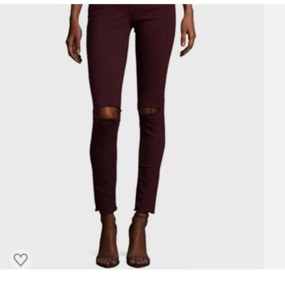Frame Denim Le High Skinny Pants Mahogany - Size 24